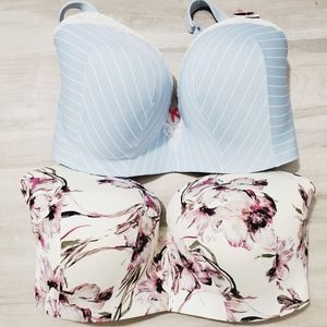 Cacique 2 T-Shirt Bra Bundle Size 38H